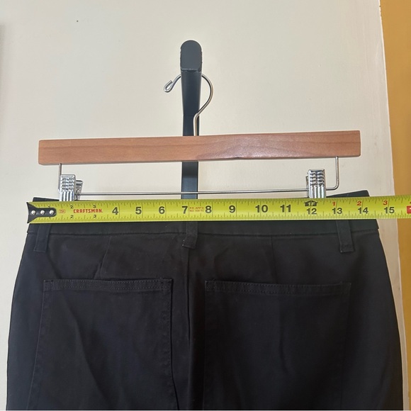 J. Crew Charley Kickout Cropped Pant‎ Flare Chino Black NWT $118 Size 26 (US 2) - Picture 8 of 10